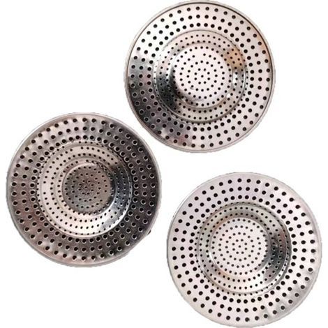 Shower Filter - Stainless Steel - 3 Pack - Fast Drainage - Efficient Filtration - Easy to Clean