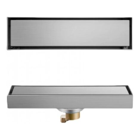 Receveur de Douche 20x5,5 cm, Caniveau 2-en-1, Cuivre Désodorisant pour Salle de Bain