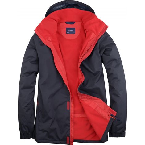 Deluxe Outdoorjacke Schwarz/U-Boot Gelb XL 200 g/m² 100 % Polyester 5.000 mm Wassersäule