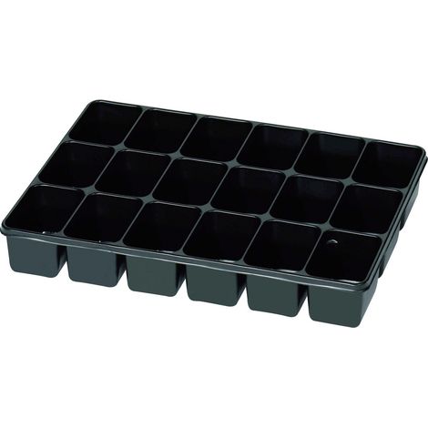 Sortimentskasten (L x B x H) 335 x 235 x 50 mm Anzahl Fächer: 18 feste Unterteilung Inhalt 1 St. (1/2)