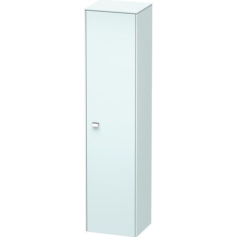 Armadietto Duravit Brioso alto 177,0x42,0x36,0 cm, 1 anta, cerniera destra, 1 ripiano in legno, 3 ripiani in vetro, Colore (anteriore/corpo): Azzurro decoro opaco, maniglia cromata - BR1330R1009