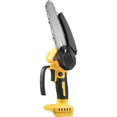 Mini tronçonneuse 6 pouces sans fil travail du bois jardin scie électrique outil électrique de coupe adapté à Dewalt 18V batterie broche