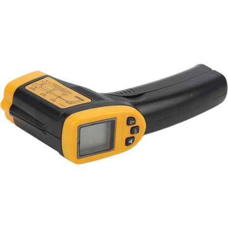 Thermomètre numérique LCD GM320, pistolet de température infrarouge portable, thermomètre industriel sans contact (1/5)