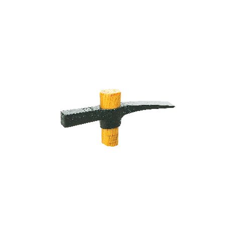 Marteau à briques 2,6 cm – Manche en frêne certifié PEFC – Acier à forte teneur en carbone trempé 52-58 HrC – Outil professionnel de maçonnerie