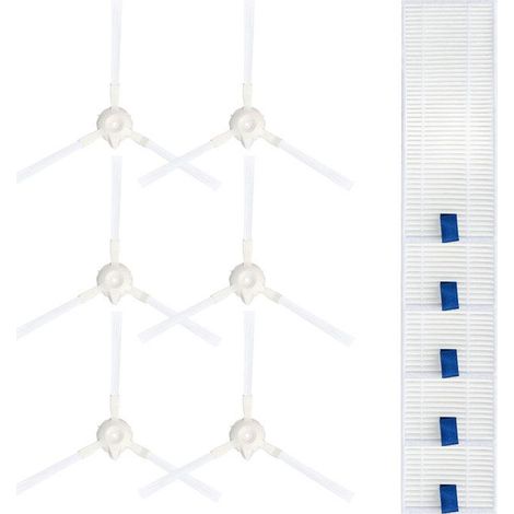 Accessori per aspirapolvere, ricambi, spazzole laterali, spazzole a rullo, filtri resistenti al calore, adatti per aspirapolvere Tefal (1/4)