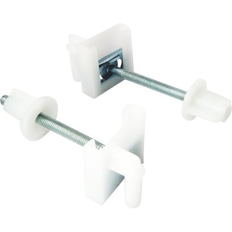 SOMATHERM FOR YOU - piastre Flap fissazione WC 2 metallo, due dadi, due scivoli, lunghezza 75 millimetri