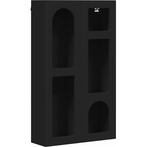 Maison Exclusive - Armadio pensile Nero 59 x 20 x 100 cm Legno multistrato
