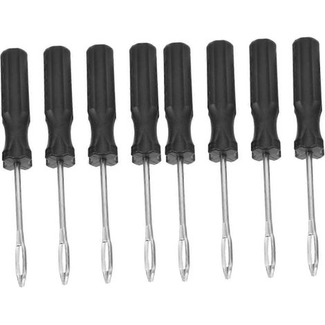 Ce kit comprend 2 aiguilles de réparation de pneus, des mèches de réparation de pneus robustes, des outils de réparation de pneus crevés, des outils de réparation de pneus de moto et un kit de réparat (1/4)