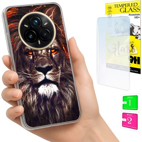 Funda para Realme 14 Pro+ 5G / 14 Pro Plus 5G con cubierta trasera y cristal 9H. (1/5)