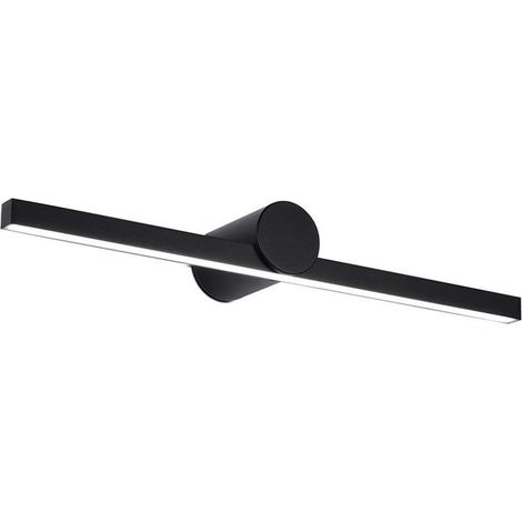 Lámpara de espejo LED V-TAC de 12 W, color negro, blanco natural, 610 x 100 mm, IP20