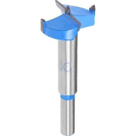 Forstner Forets 32 mm, ouvre-tarière en carbure de tungstène pour scie cloche à bois, perçage de trous de charnière pour le travail du bois (bleu, gris)