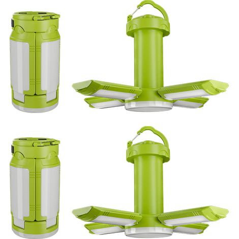 lampes pliables avec fonction projecteur de camping à 4 éclairage tente équipement indispensable pour le campeur. (1/5)