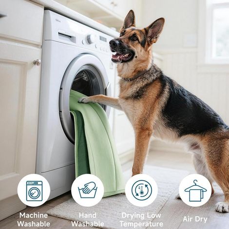 Durable Tapis Refroidissant pour Chat Portable, Anti Morsures Et Chien Couverture Rafraichissante Chiens Chaleur Matelas Réfrigérant Animaux, Lavable (1/5)