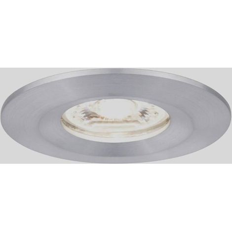 1 unité Luminaire encastrable LED  mini, 4 W, aluminium brossé, angle orientable 35 mm, éclairage spot intérieur et extérieur
