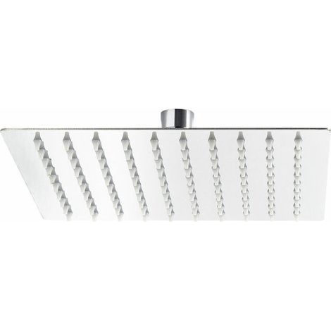 Pommeau de douche Carré 30x30cm Tête de douche Acier inoxydable (1/5)