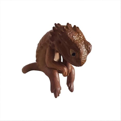 Figurine de lézard en résine, lézard assis, décoration pour la maison ou le bureau. (1/5)