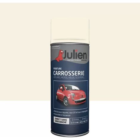 Bombe de peinture JULIEN Carrosserie Blanc crème Brillant (37071) 0,4 L (1/3)