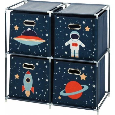 Storage-solutions Mission Spatiale scaffale per giocattoli blu