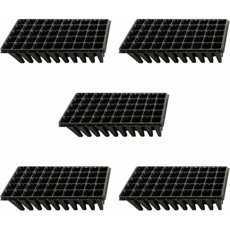 Pcs Seed Trays 50 Cells Seedling Starter Tray Gardening Germination Tray Plant Starter Kit for Seedling Propagation Black (1/5)