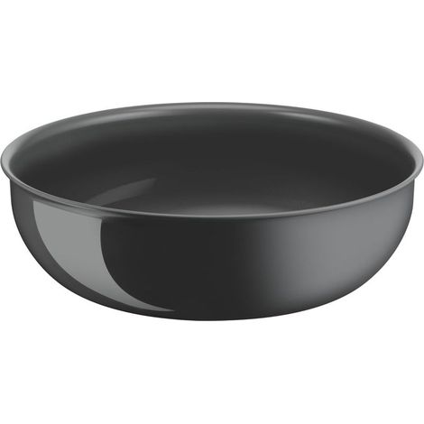Wok en céramique antiadhésive 26 cm, utilisable avec poignée amovible, 100% aluminium recyclé avec technologie Thermo-Signal pour toutes les sources de chaleur, y compris (1/5)