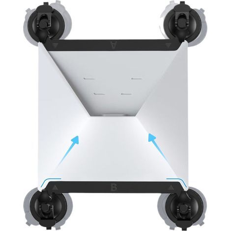 Support à ventouse pour mini-toit ouvrant Starlink, kit d'installation pour vitres et toits ouvrants de voiture, assure un signal satellite stable pendant la conduite, conception à ventouse stable-ARC (1/5)