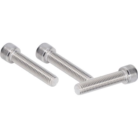 Vis M12x60 tête cylindrique creuse pas gros, lot de 20, inox A2-70, filetage M12x1.75, DIN 912. (1/5)