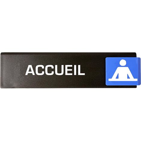 Plaque de porte Accueil - Europe Access 175x45mm - 4261348