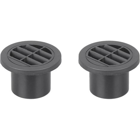 Deux raccords de conduit d'évacuation d'air plat rond de 60 mm pour chauffages de stationnement Webasto Eberspächer (1/5)