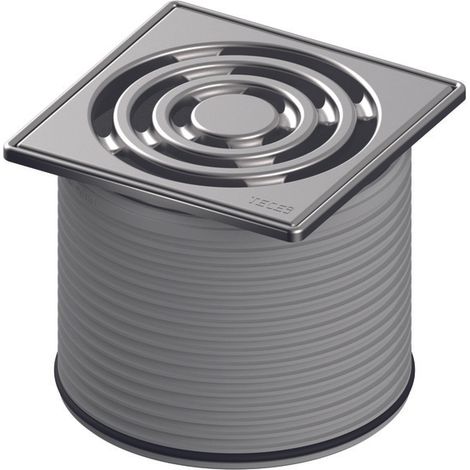 TECEdrainpoint S cadre de grille, acier inoxydable, 100x100mm,