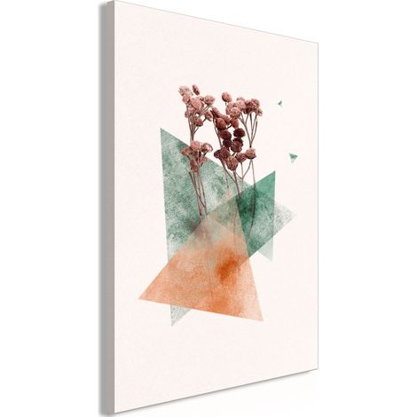 Tableau - Fleur moderniste (1 pièce) vertical (1/3)