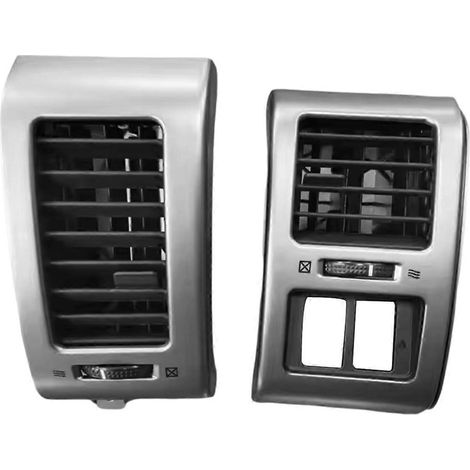 1 paire de grilles de ventilation de climatisation de tableau de bord 68761-VD300 pour Patrol Y61 2005-2023, ensemble de ventilation latérale de sortie d'air (1/5)