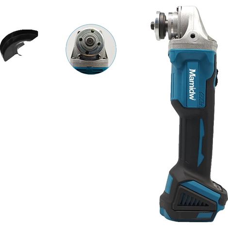 Amoladora angular, disco de 125 mm, velocidad de 10.000 rpm, batería no incluida. (1/2)