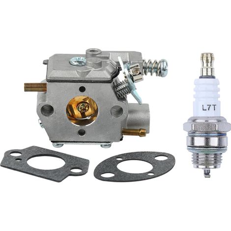 Carburettor for Sparta 35 36 37 38 40 43 44 Chainsaw, Carburettor for Sparta 35 with Spark Plug L7T Universal Replacement for 2 Stroke Engines (1/5)