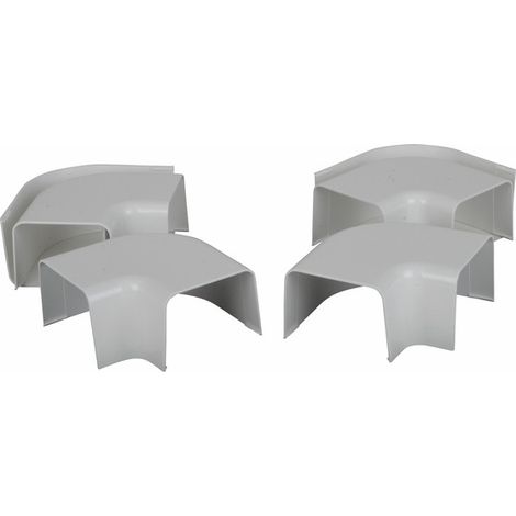 Courbe plane 110x75 blanc pur 9010 (X 6) - DIFF