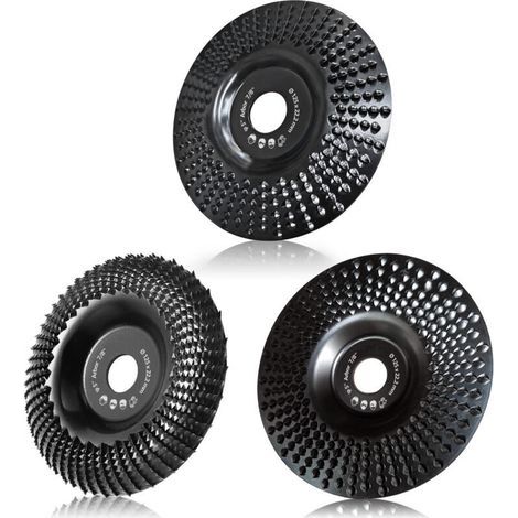 Disque Bois Meuleuse 125mm, 3 Pièces Disques de Meulage pour Façonner, Meuler et couper. Roues pour Meuleuse d'angle (1/5)