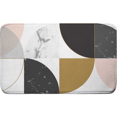 Tapis de Bain "Geomarbre" 45x75cm Multicolore
