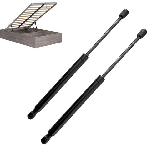 Paire de Vérin à Gaz Compatible avec la Plupart de Coffre de Lit Entraxe 415mm, 800 Newton - EVOTRADE (1/5)