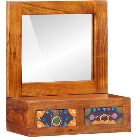 Meuble mural Marron 40 x 20 x 50 cm Bois d'Acacia Massif