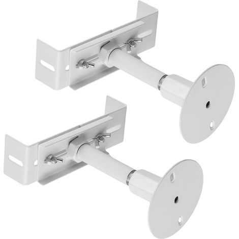 Paire de supports de radiateur en aluminium – Pieds tubulaires pour radiateur – Support de radiateur réglable en hauteur pour support vertical (réglable 13–18 cm)