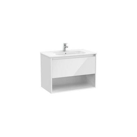 MUEBLE UNIK TENOR 800MM UN CJN.ESTAN.ABTO.PARTE INF.LAV.BL BRILL.