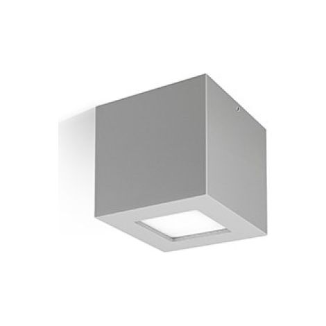 Applique Led da soffitto Quasar 10 Ceiling 6W 3000K Grigio Prisma 304487