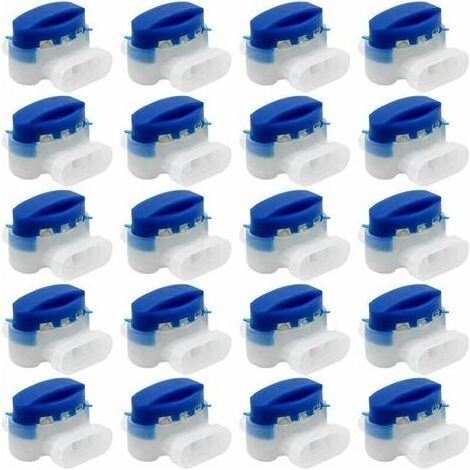 20 Pièces Connecteurs de Cable Connecteurs 314 Connecteurs de Cable Remplis de Gel Résines Terminal Blocks Connecteur étanche Raccords de Cables pour Jardin Extérieur Robot Voiture Mower (1/5)