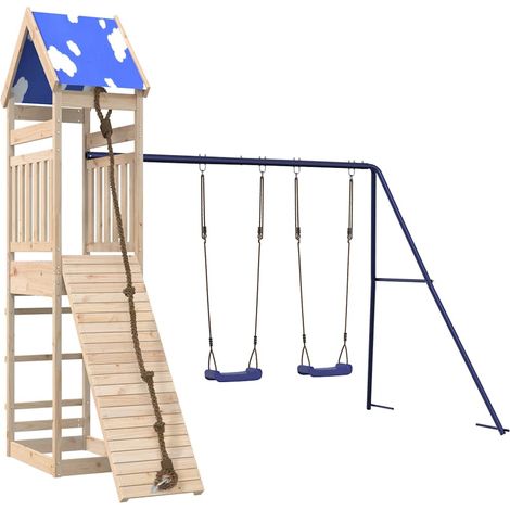 Outdoor Playset Solid Wood Pine vidaXL (1/5)