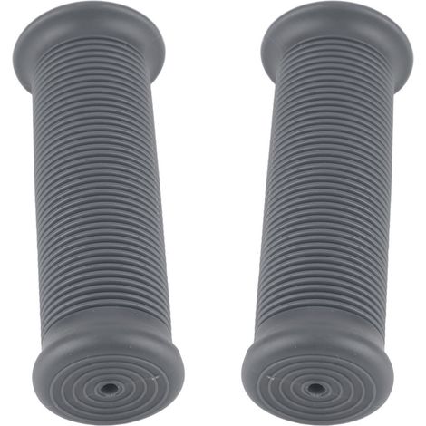 Paar universelle Vintage-Lenkergriffe 1 Zoll 25 mm / 1,1 Zoll 28 mm in dunkelgrauem TPU für Motorräder (1/5)