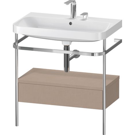 Duravit Happy D.2 Plus c-shaped Set avec console métallique et