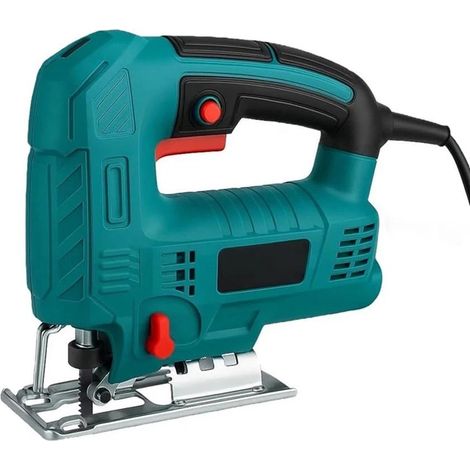 Seghetto Alternativo Elettrico Per Legno Metallo 800 W Lama Taglio 80 Mm