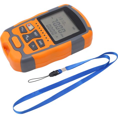 Compteur de puissance optique portable multifonction testeur de câble fibre optique avec lampe LED 30MW (1/5)