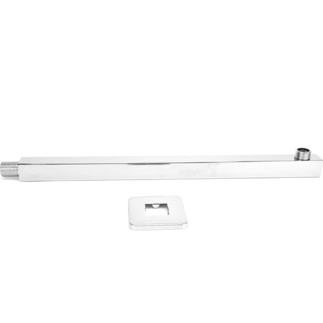 Barre de rallonge de pommeau de douche en acier inoxydable G1/2, bras de pluie mural pour salle de bain