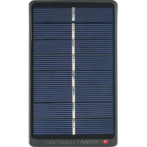 Solarpanel 2xAA/AAA wiederaufladbares Batterieladegerät 1W 4V Solarladegerät Solarpanel zum Laden der Batterie (1/5)