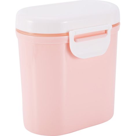 Boîte de rangement étanche pour lait en poudre, portable, micro-ondable et congélateur (Rose L) (1/5)